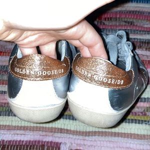 AUTHENTIC Silver and Gold Golden Goose